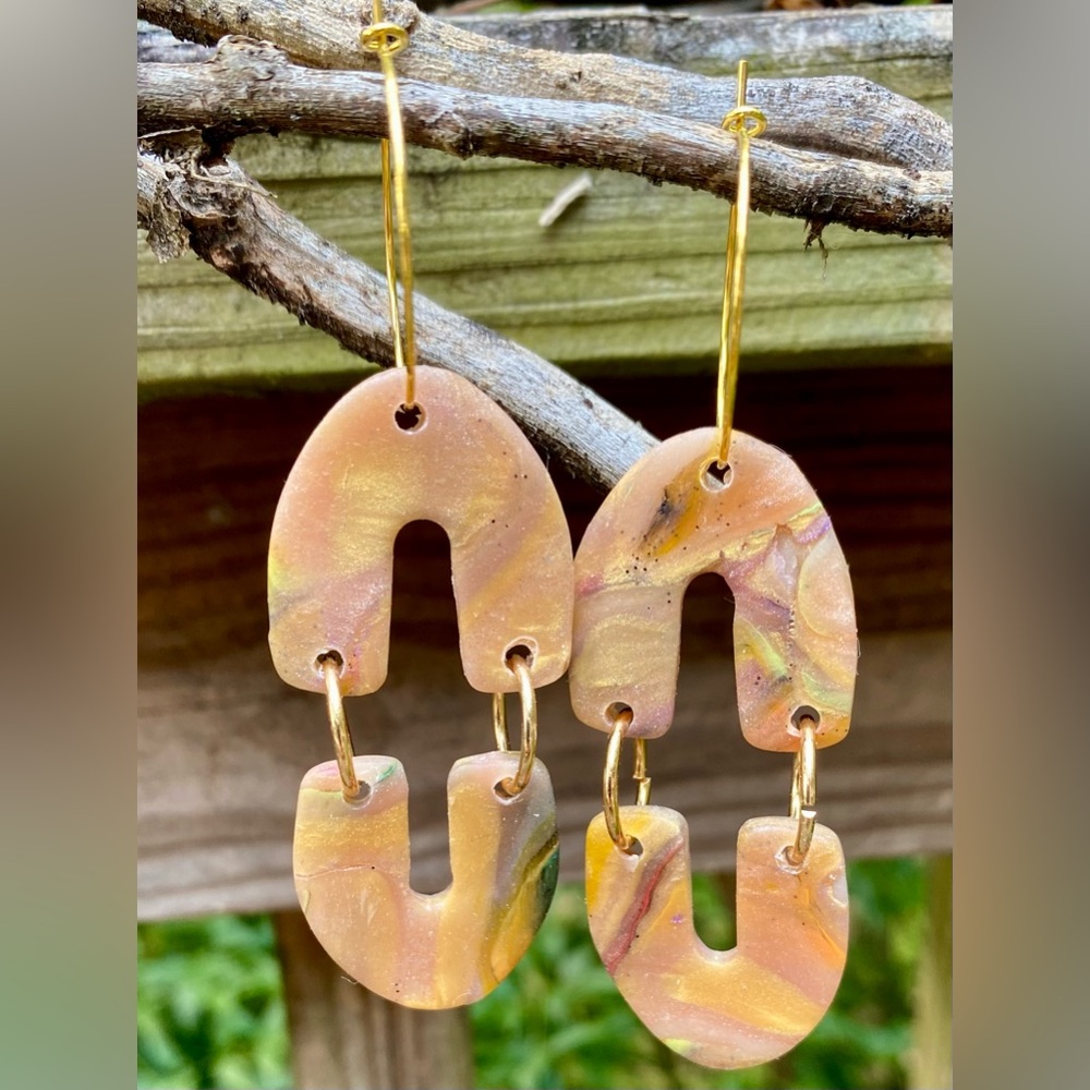 Handmade Polymer Clay Earringd